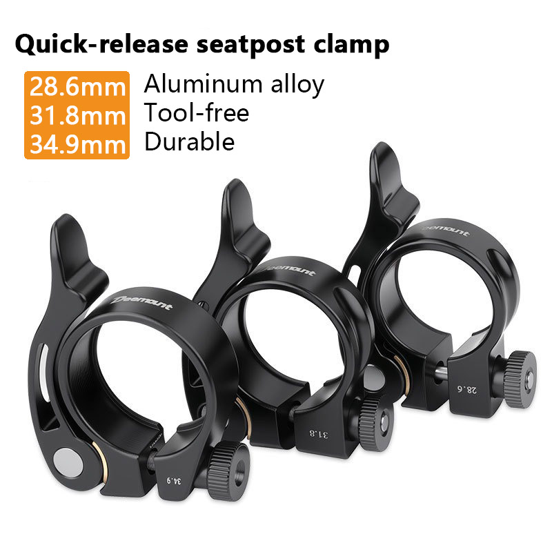 Commuter Bike Lock - Bicycle Seat Tube Clamp Quick Release