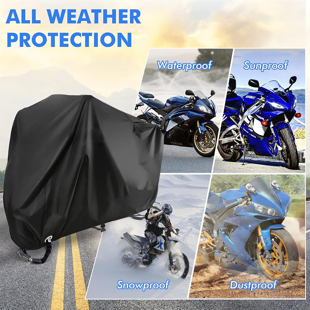 Commuter Bike Lock - Bicycle Rain Cover Waterproof Sun Protection