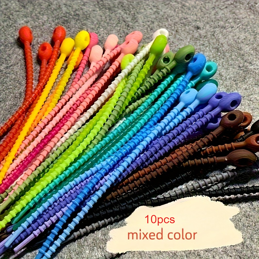 10pcs Silicone Cable Ties - Re - Cable Lock Flexible review and price