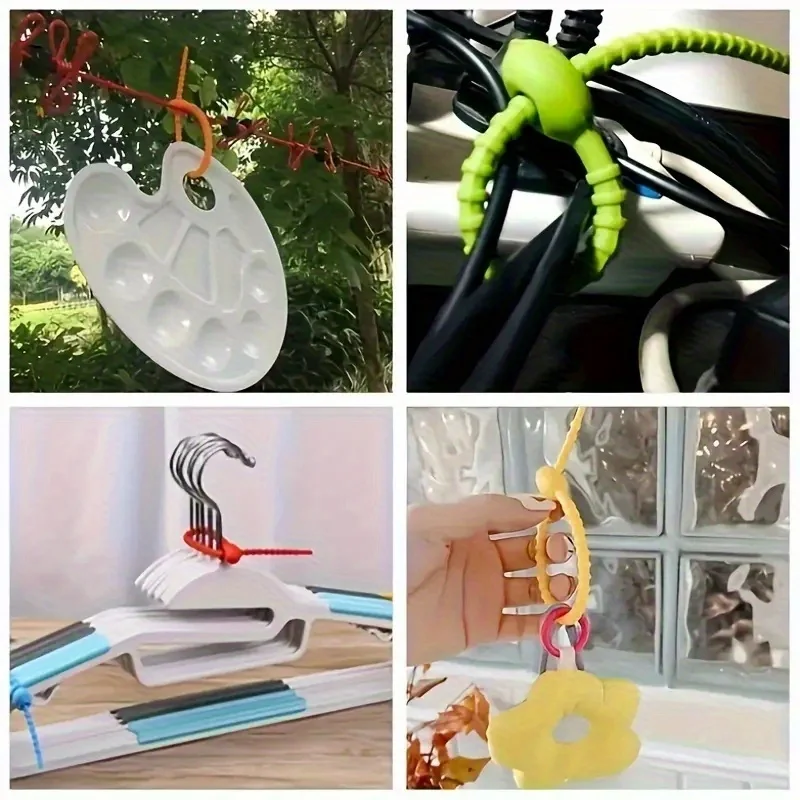 10pcs Silicone Cable Ties - Re - Cable Lock Flexible review and price