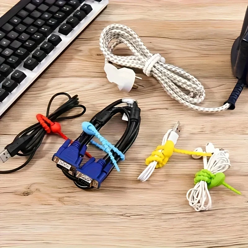 10pcs Silicone Cable Ties - Re - Cable Lock Flexible review and price