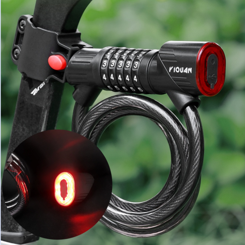 Bicycle Steel Cable Lock 1.2m  - Commuter Bike Lock review and price