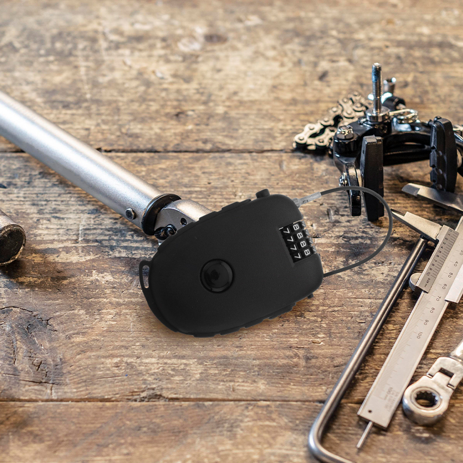 2Pcs Portable Retractable Stre - Cable Lock Flexible review and price