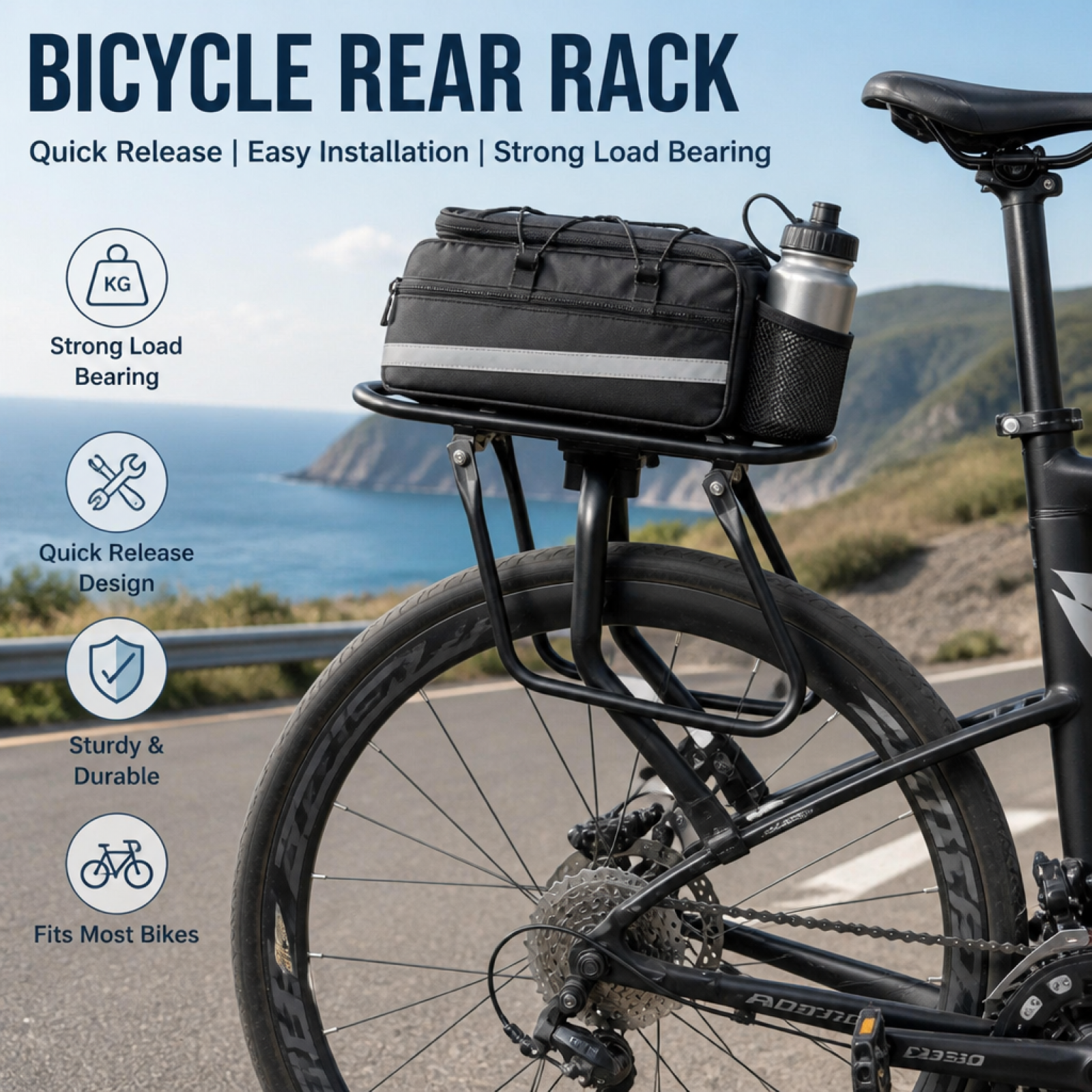 Quick Release Cycle Cargo Rack - Cycling For Commute review and price