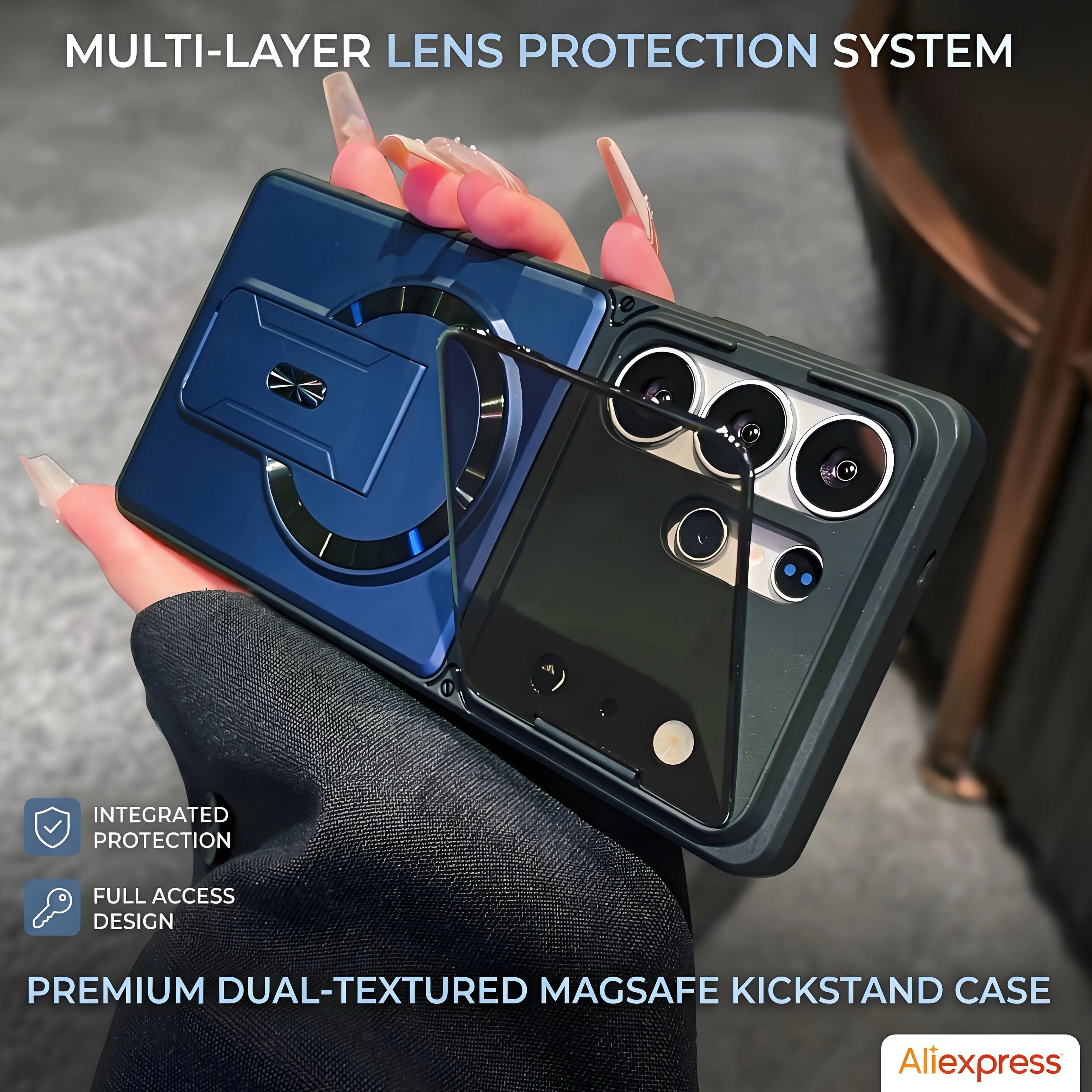 Luxury Invisible Mirror Protec - Kickstand Adjustable review and price