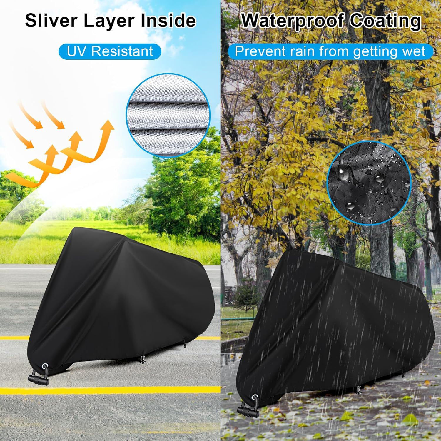 Bicycle Rain Cover Waterproof  - Commuter Bike Lock review and price