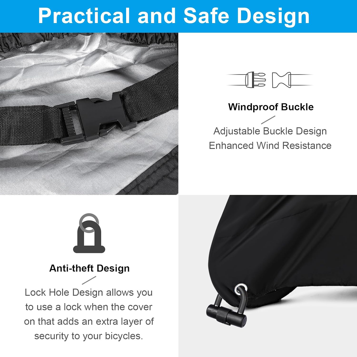 Bicycle Rain Cover Waterproof  - Commuter Bike Lock review and price