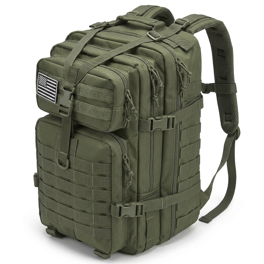 Men 45L Tactical Backpack Moll - Cycling Commuter Backpack Laptop review and price