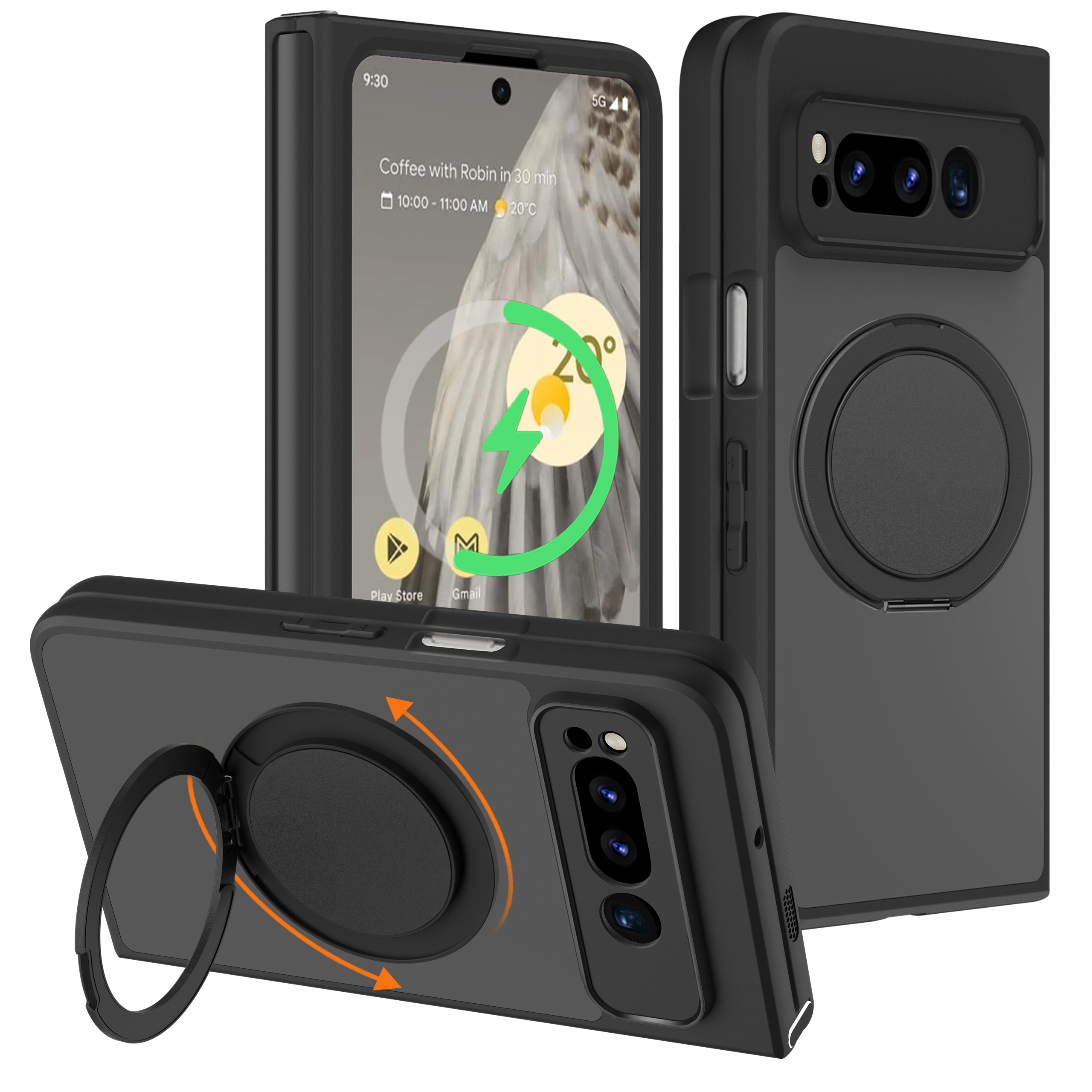 For Google Pixel Fold Case Mag - Kickstand Adjustable review and price