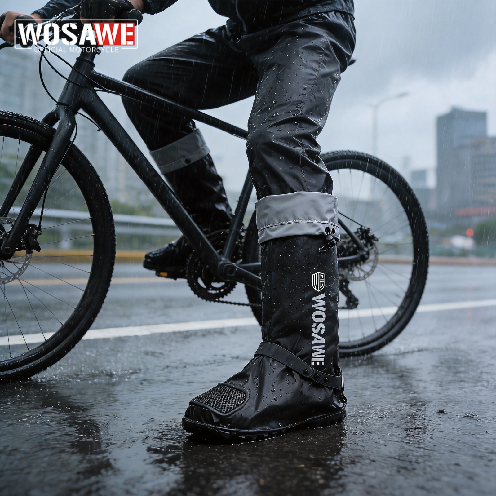 WOSAWE WOSAWE Waterproof Rain  - Cycling Shoes For Commute review and price