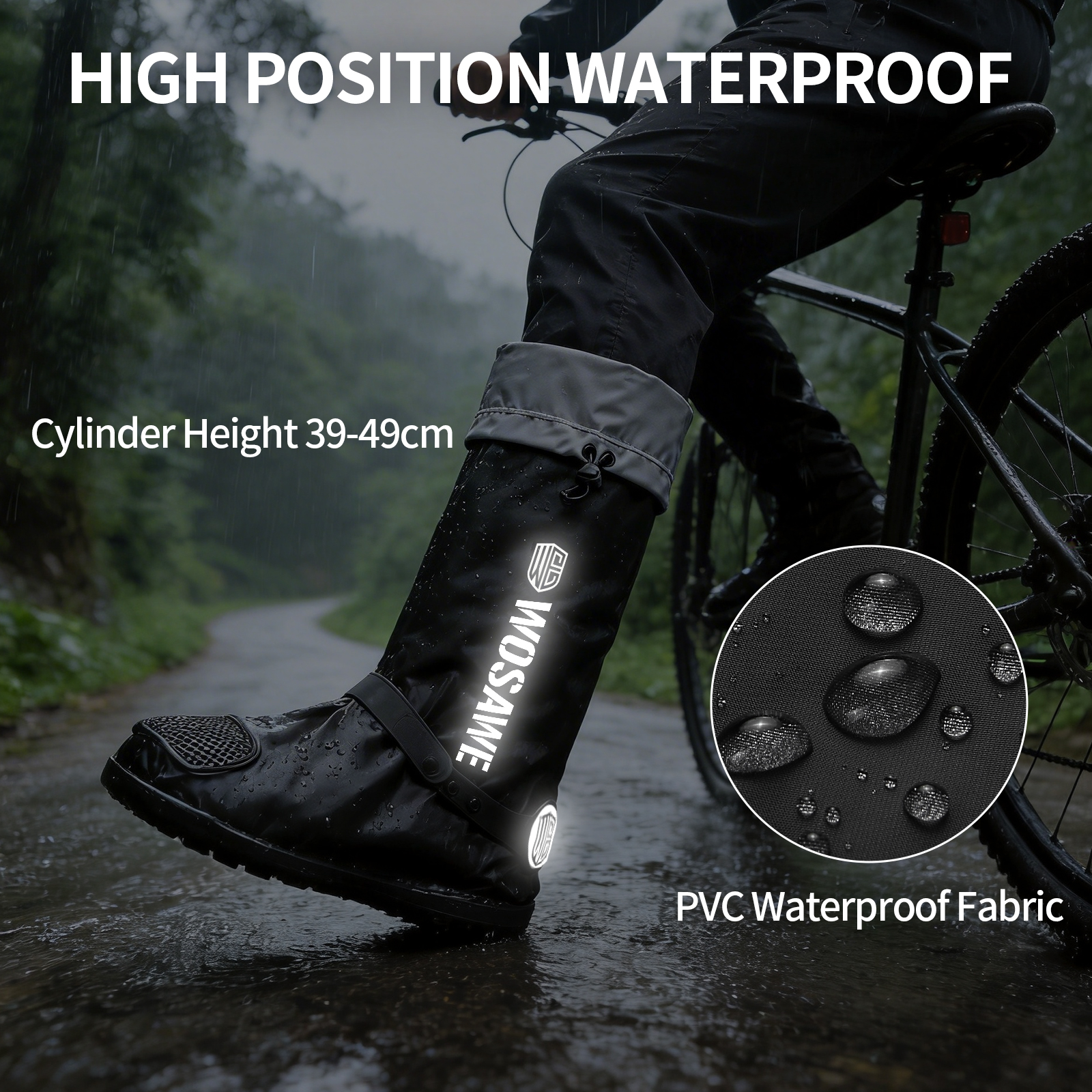 WOSAWE WOSAWE Waterproof Rain  - Cycling Shoes For Commute review and price