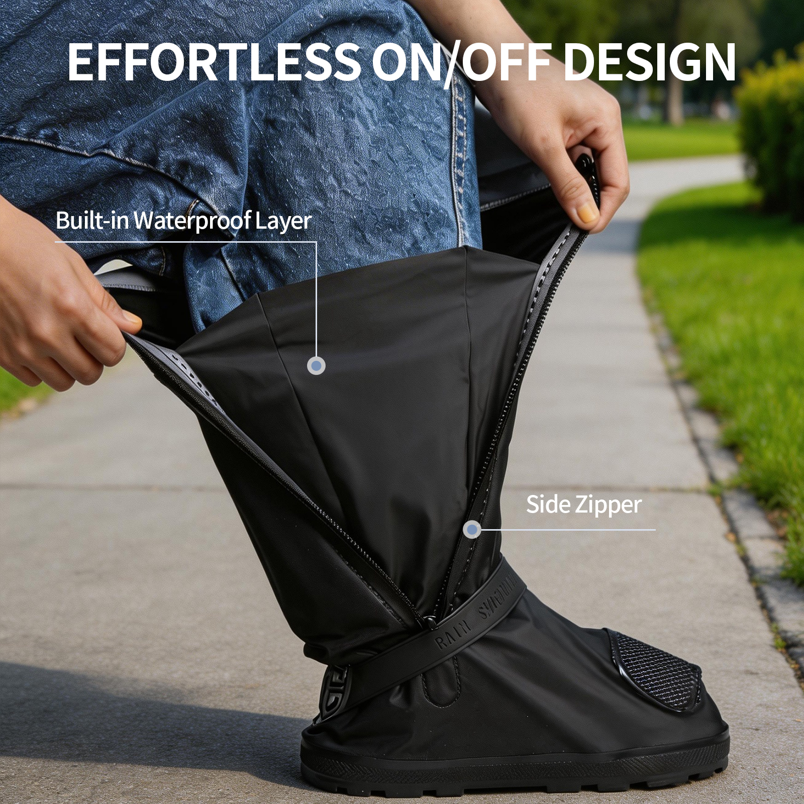 WOSAWE WOSAWE Waterproof Rain  - Cycling Shoes For Commute review and price