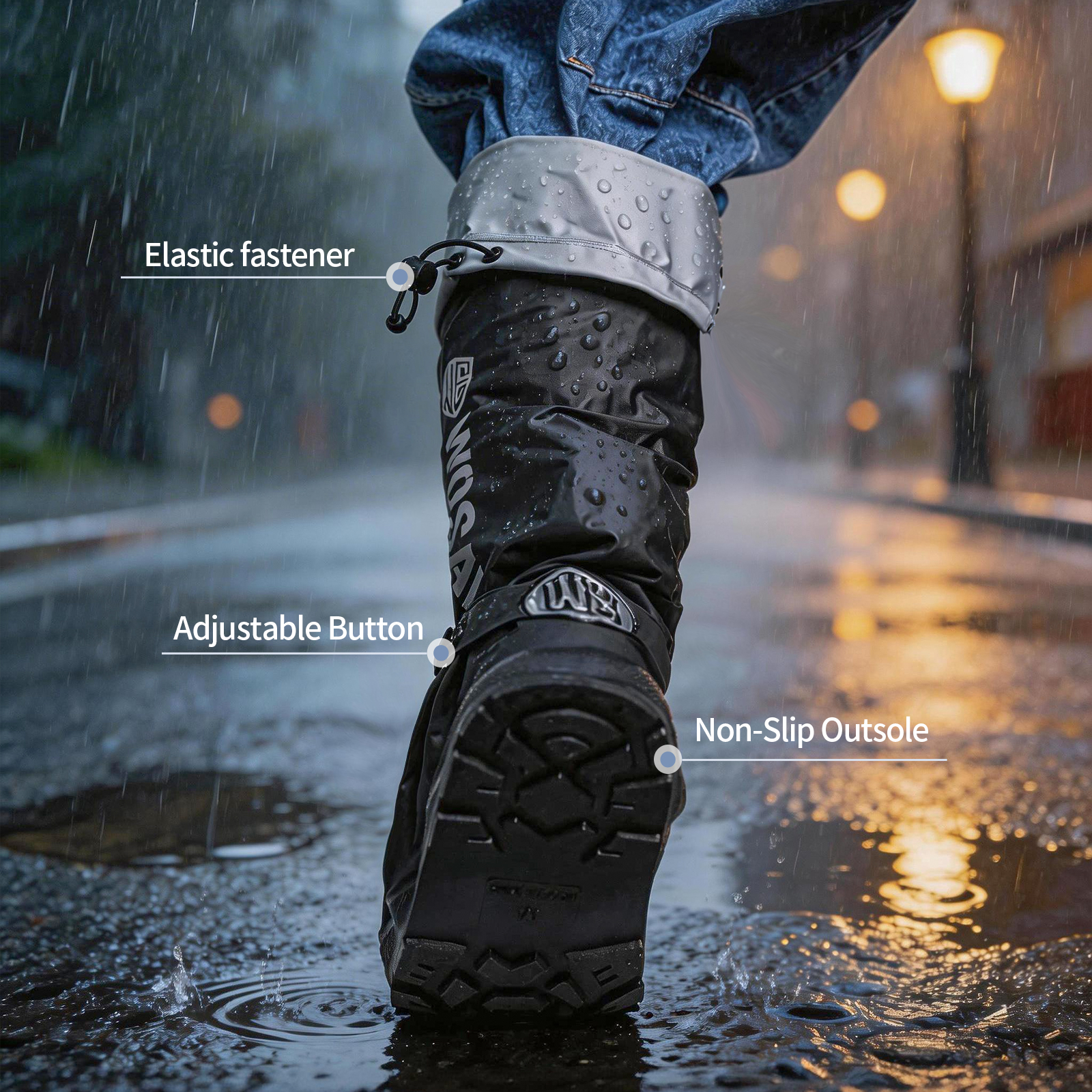 WOSAWE WOSAWE Waterproof Rain  - Cycling Shoes For Commute review and price