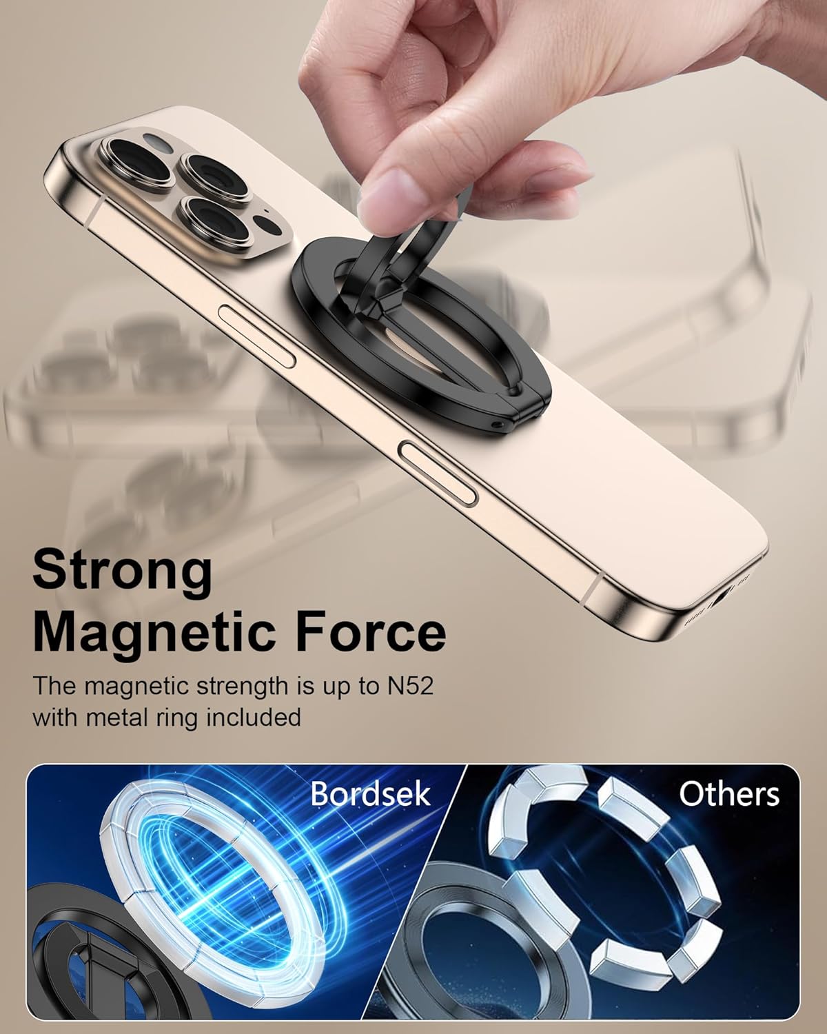Phone Grip Holder Stand Dual-S - Kickstand Adjustable review and price